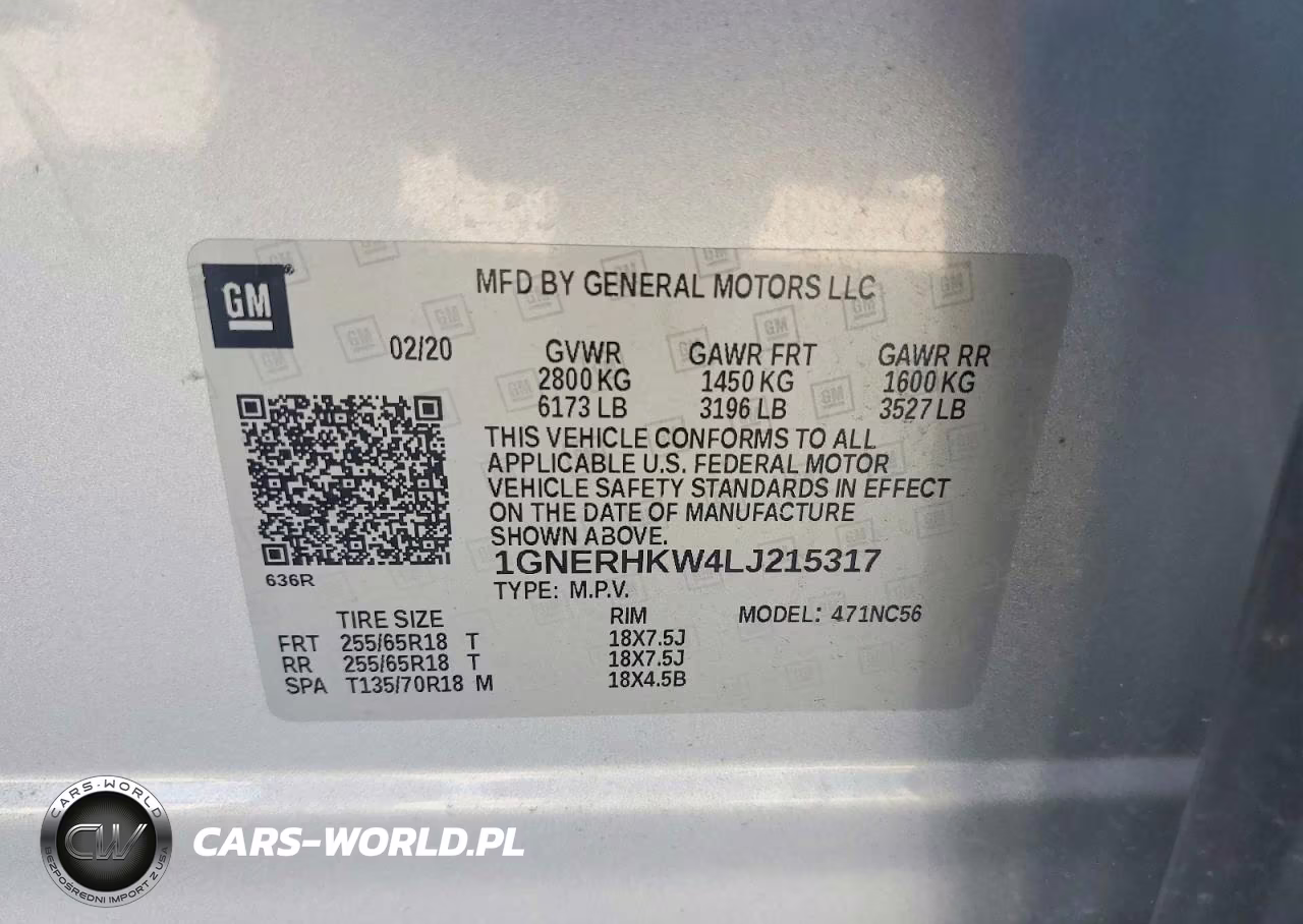 2020 Chevrolet Traverse Lt VIN:1GNERHKW4LJ215317 - 14