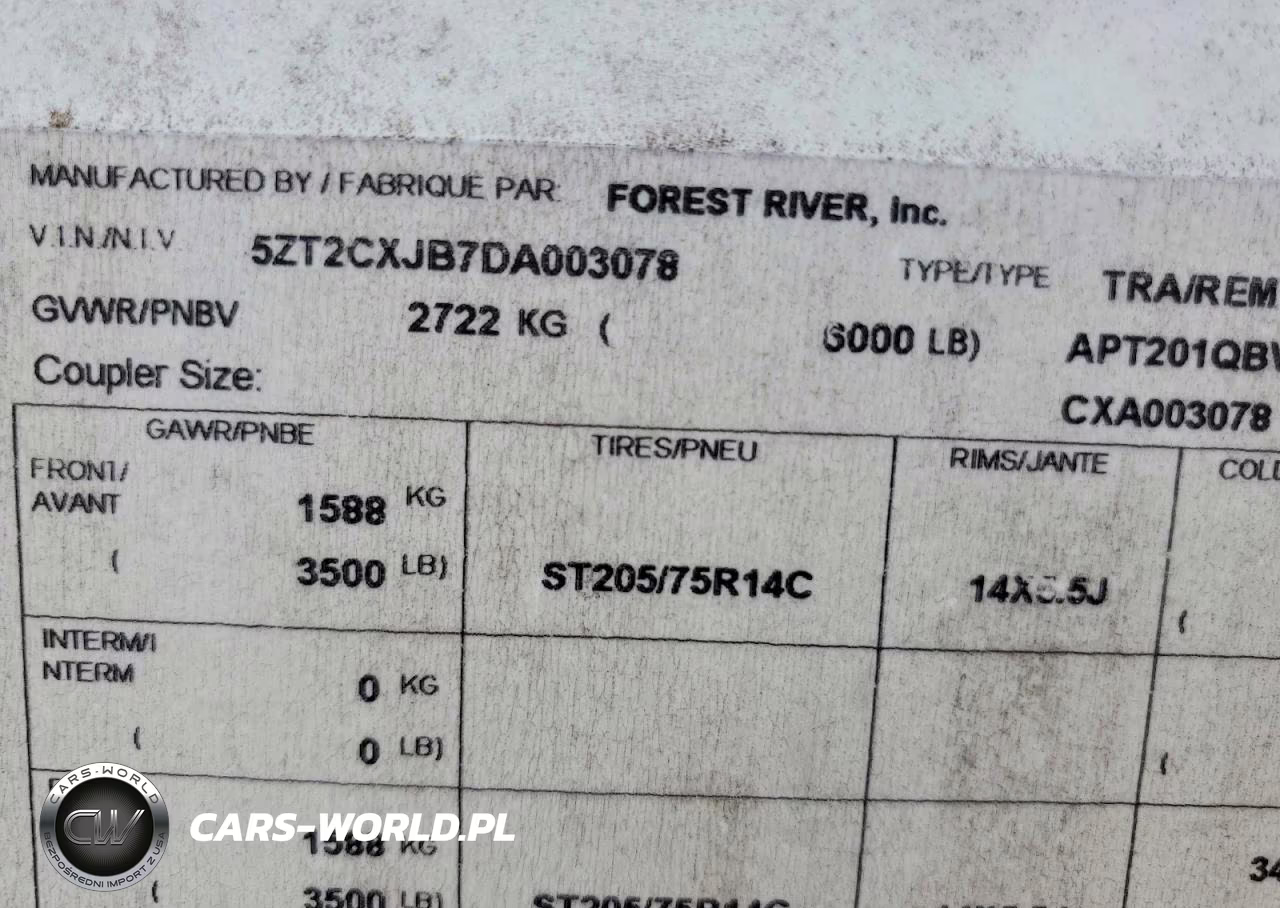 2013 Forest River Coachmen Apex Camper VIN:5ZT2CXJB7DA003078 - 10