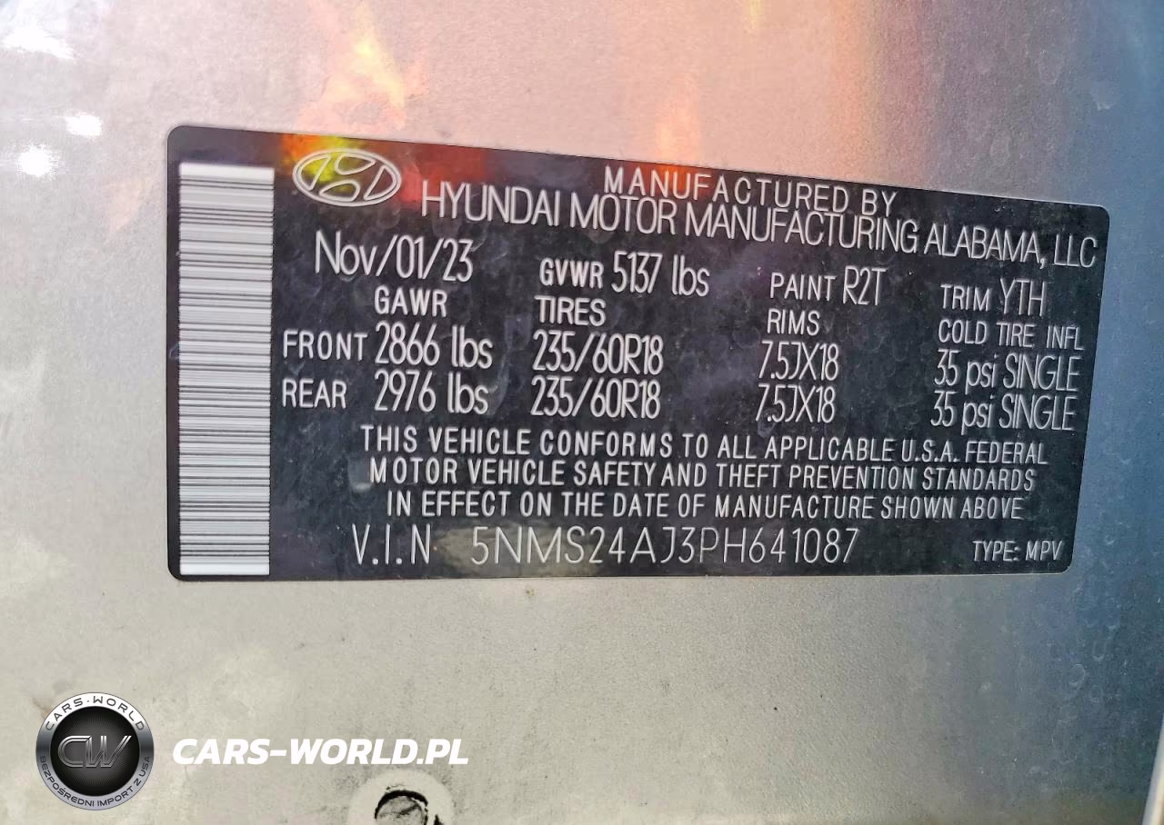 2023 Hyundai Santa Fe Sel VIN:5NMS24AJ3PH641087 - 12