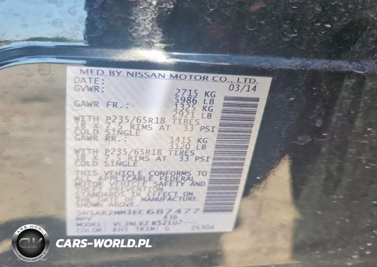 2014 Nissan Pathfinder S VIN:5N1AR2MM3EC687477 - 14