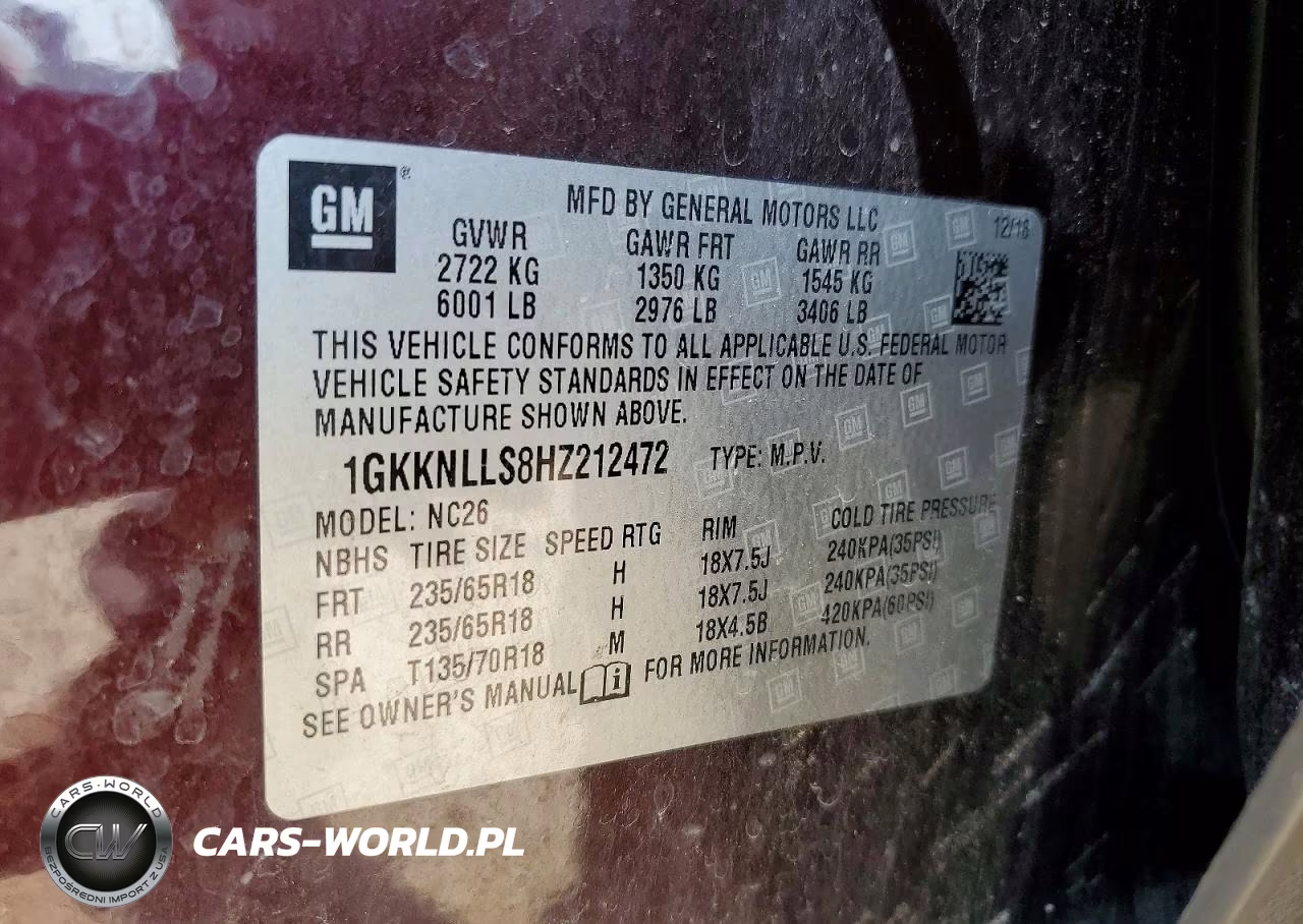 2017 GMC Acadia Sle VIN:1GKKNLLS8HZ212472 - 13