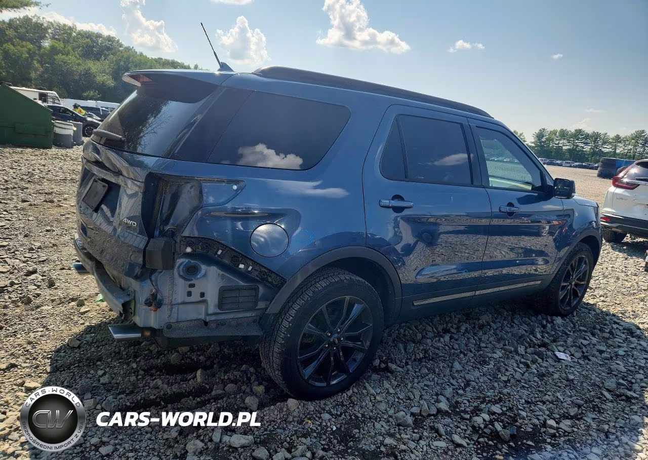 2018 Ford Explorer Xlt VIN:1FM5K8D86JGC51060 - 3