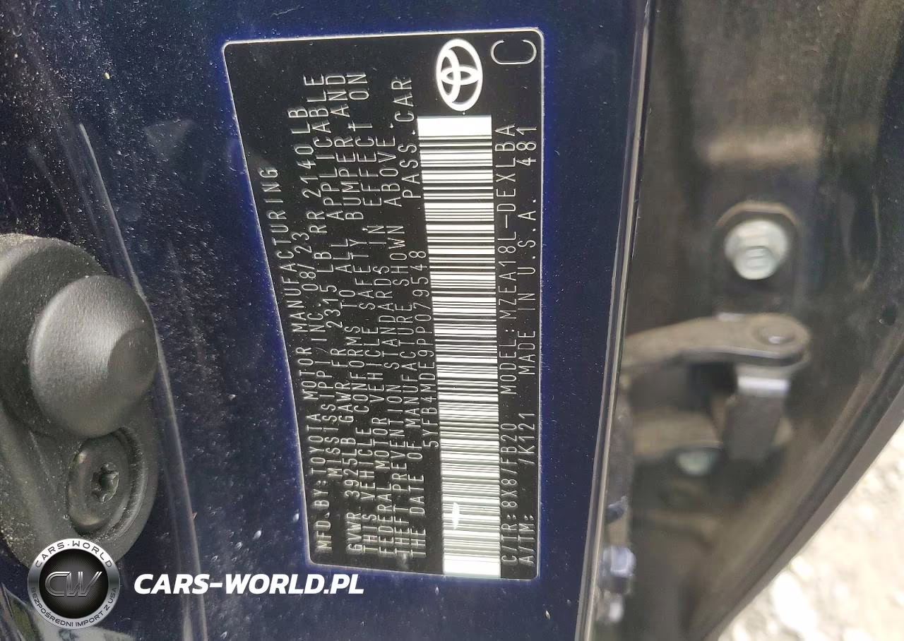 2023 Toyota Corolla Le VIN:5YFB4MDE9PP079548 - 12