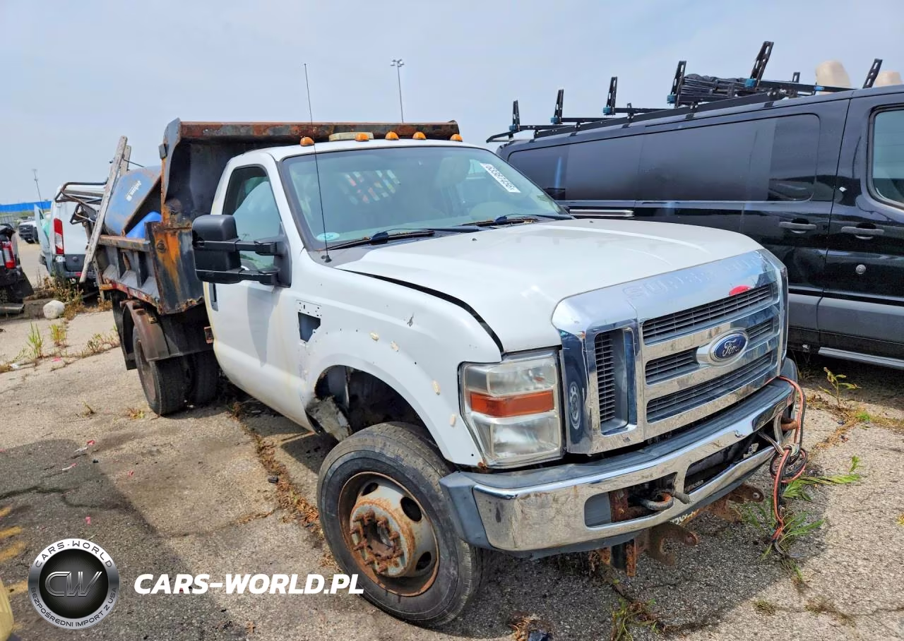 2008 Ford F550 Super Duty Dump Truck VIN:1FDAF57R08ED75563 - 4