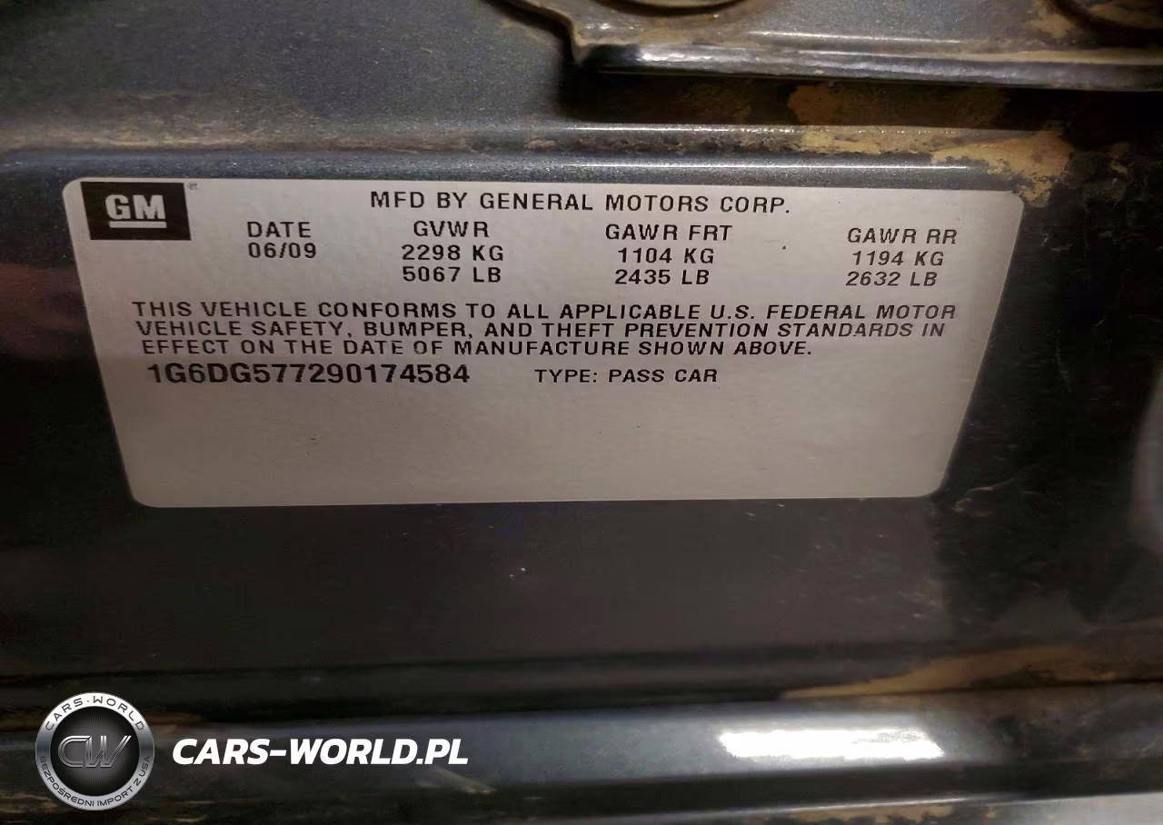 2009 Cadillac Cts VIN:1G6DG577290174584 - 12