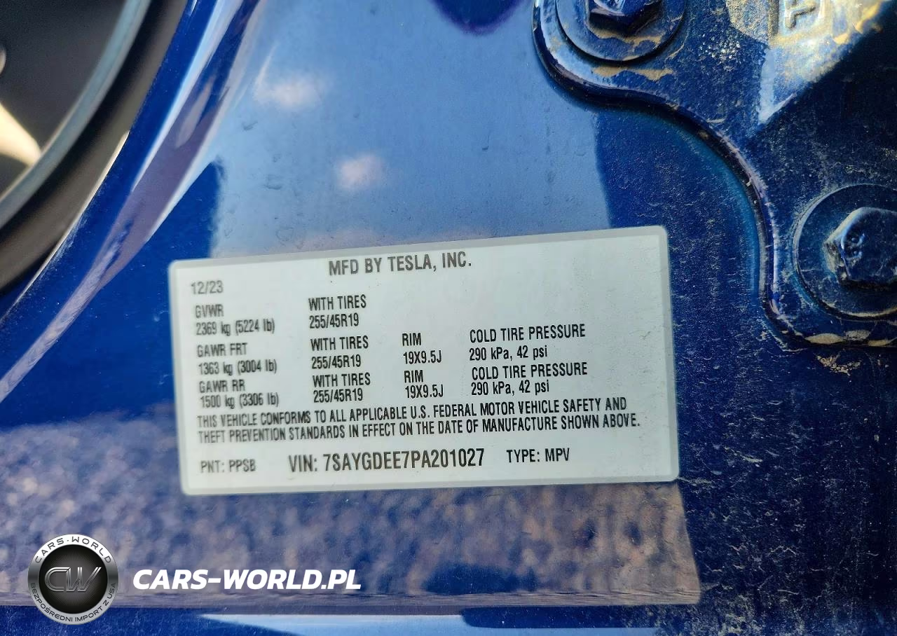 2023 Tesla Model Y VIN:7SAYGDEE7PA201027 - 13