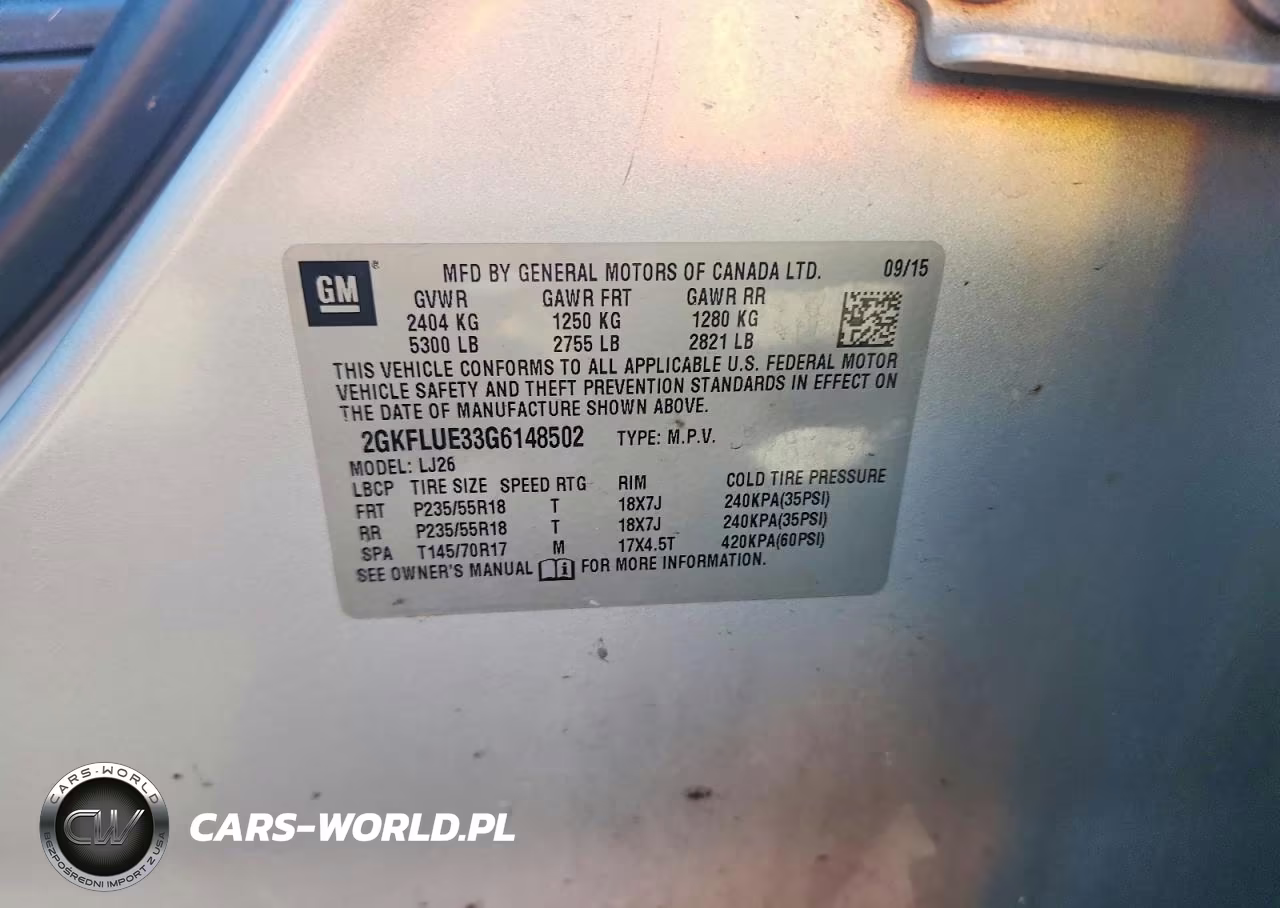2016 GMC Terrain Slt VIN:2GKFLUE33G6148502 - 12