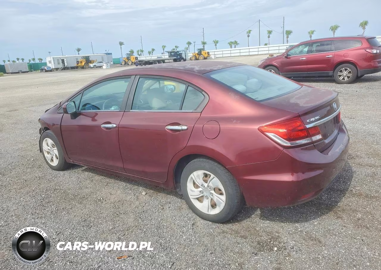 2014 Honda Civic Lx VIN:19XFB2F52EE009543 - 2