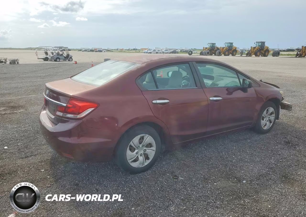 2014 Honda Civic Lx VIN:19XFB2F52EE009543 - 3