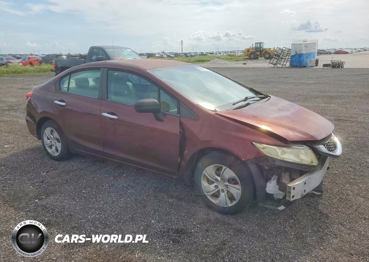 2014 Honda Civic Lx VIN:19XFB2F52EE009543 - 4