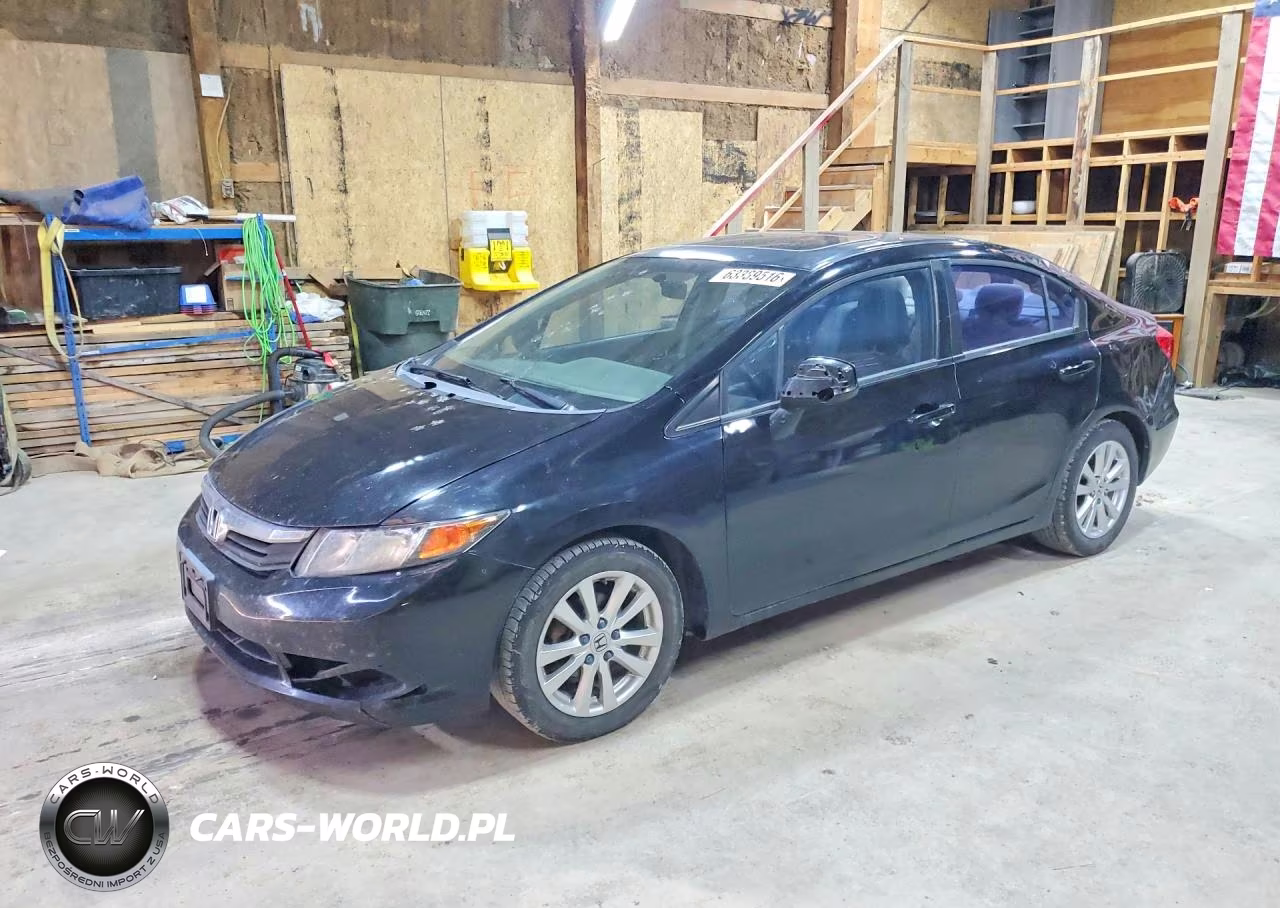 2012 Honda Civic Ex VIN:19XFB2F8XCE303523 - 1