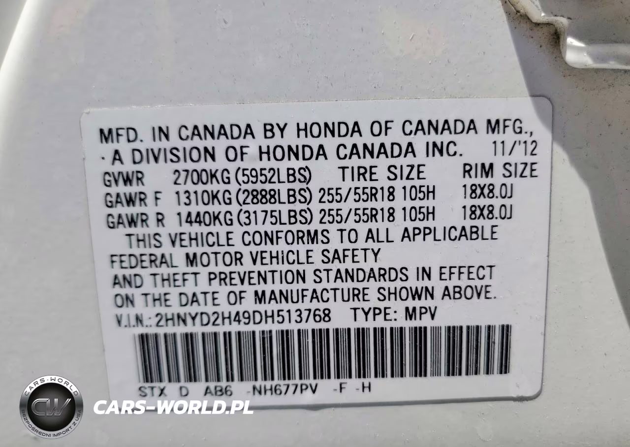2013 Acura Mdx Technology VIN:2HNYD2H49DH513768 - 13