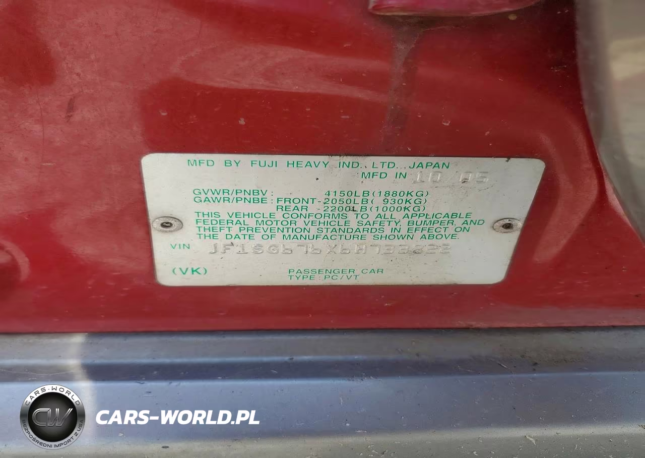 2006 Subaru Forester 2.5X Ll Bean VIN:JF1SG676X6H733822 - 14