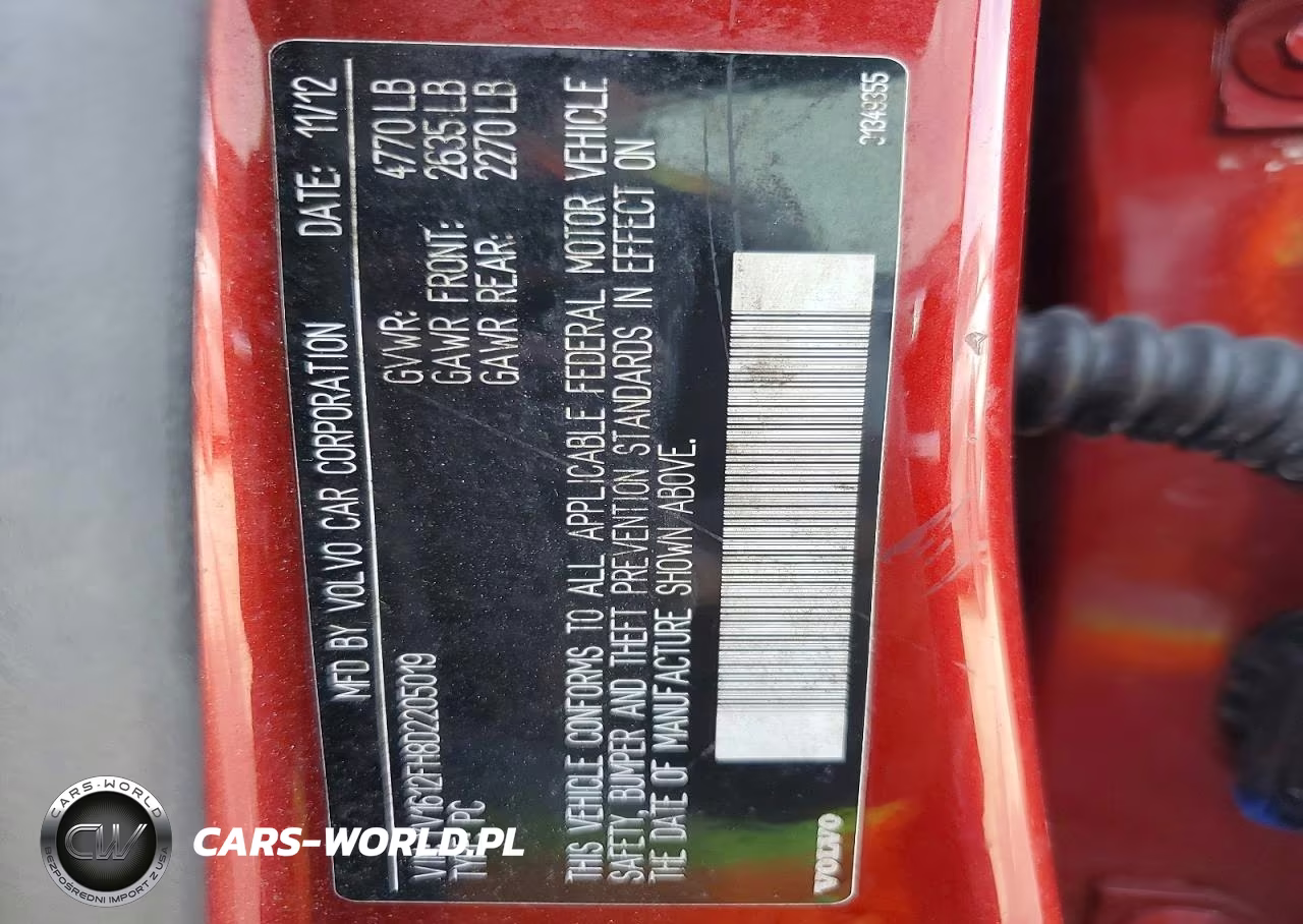 2013 Volvo S60 T5 VIN:YV1612FH8D2205019 - 12