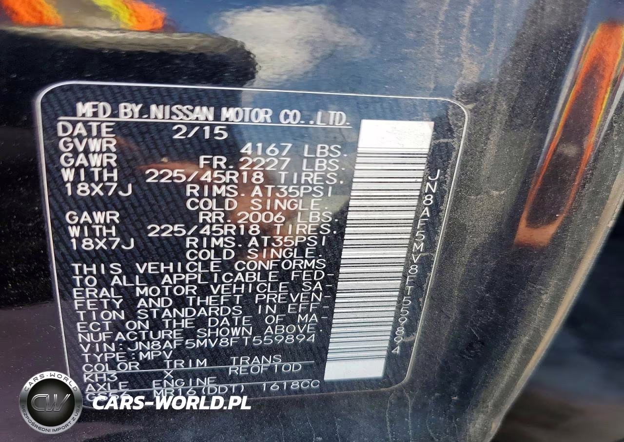 2015 Nissan Juke Nismo VIN:JN8AF5MV8FT559894 - 12