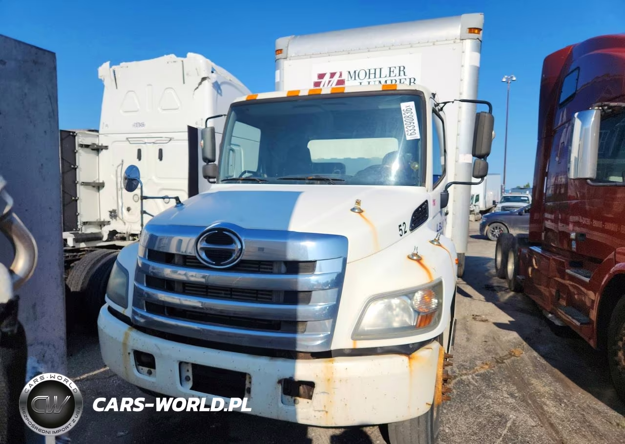 2015 Hino 258-268 Box Truck VIN:5PVNE8JV4F4S53663 - 5