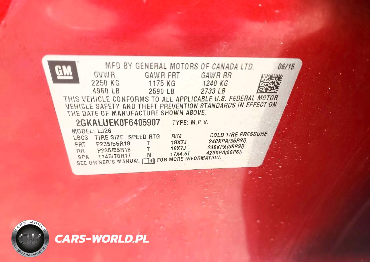 2015 GMC Terrain Denali VIN:2GKALUEK0F6405907 - 13
