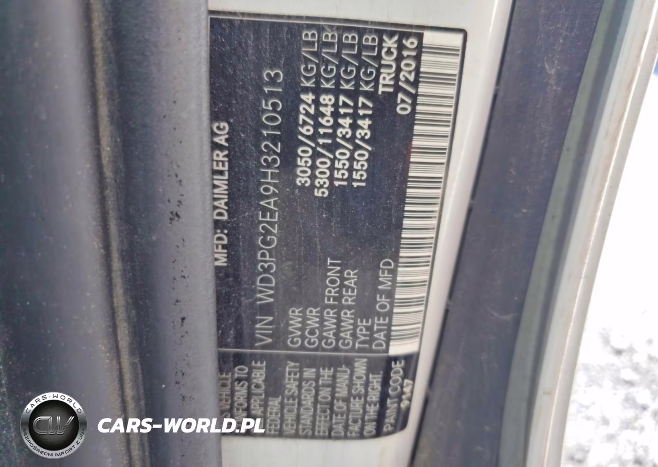 2017 Mercedes-Benz Metris VIN:WD3PG2EA9H3210513 - 13