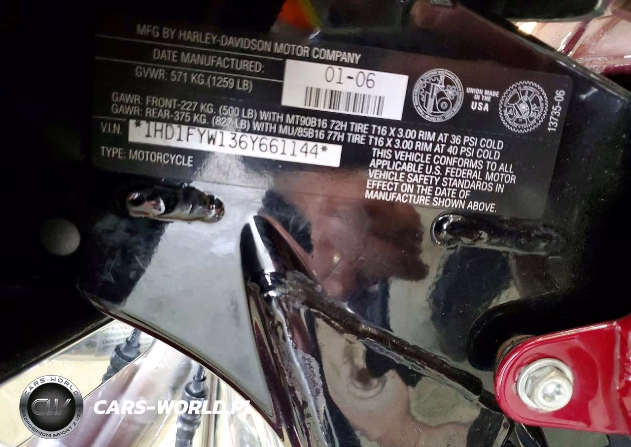 2006 Harley-Davidson Flhrsi VIN:1HD1FYW136Y661144 - 8