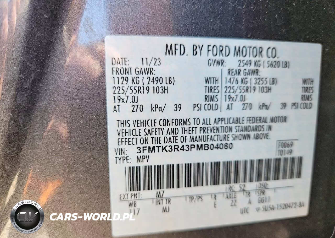 2023 Ford Mustang Mach-E Premium VIN:3FMTK3R43PMB04080 - 13