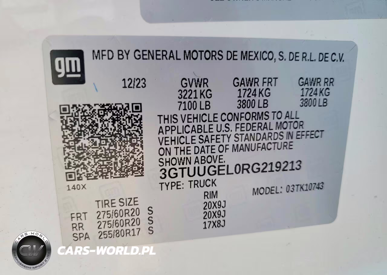 2024 GMC Sierra K1500 Denali VIN:3GTUUGEL0RG219213 - 12