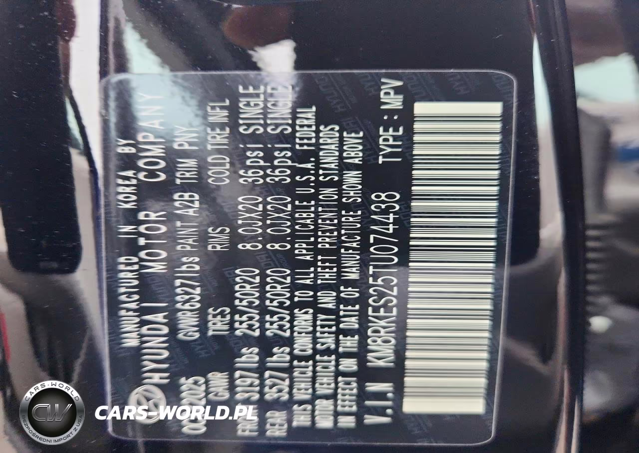 2026 Hyundai Palisade Limited VIN:KM8RKES25TU074438 - 13