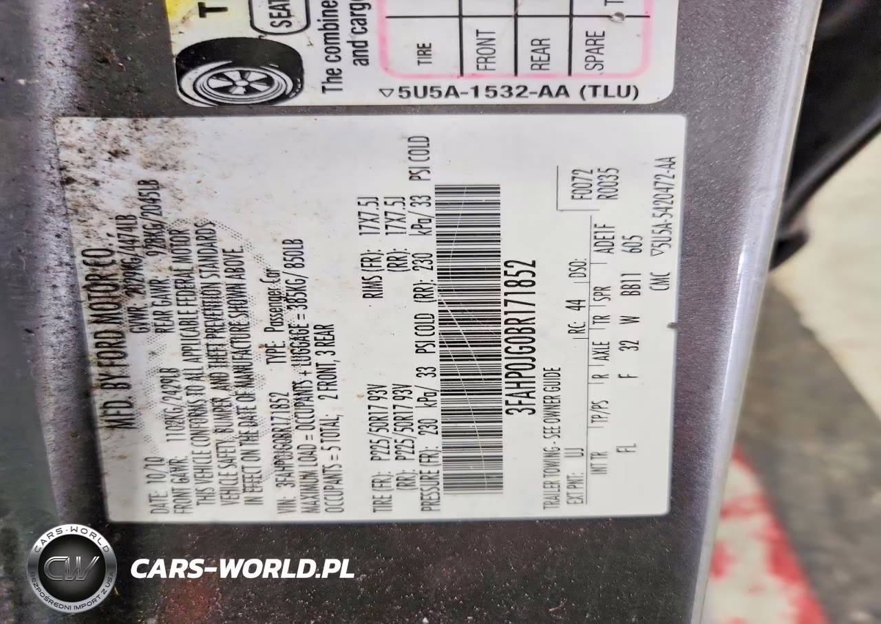 2011 Ford Fusion Sel VIN:3FAHP0JG0BR171852 - 12