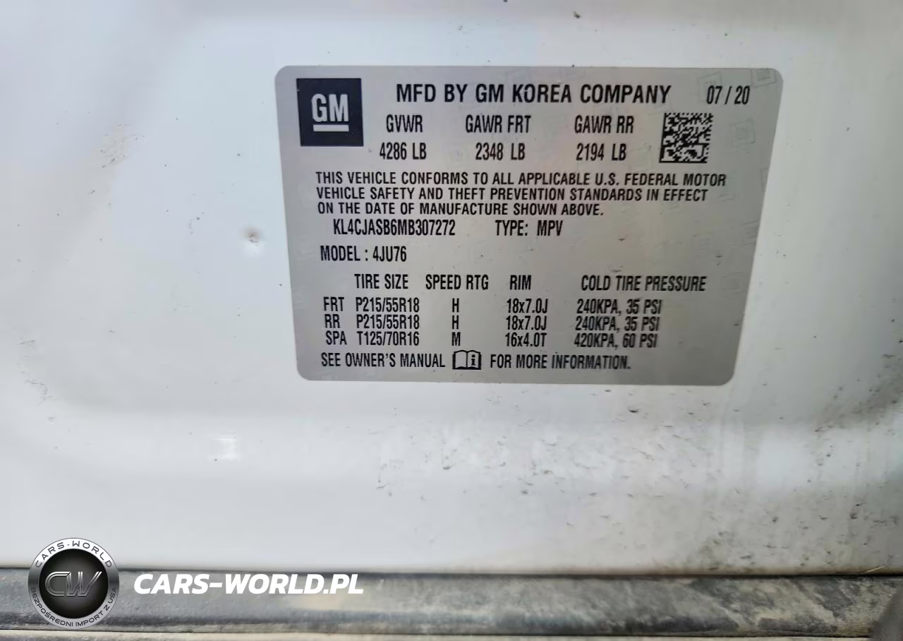 2021 Buick Encore Preferred VIN:KL4CJASB6MB307272 - 12