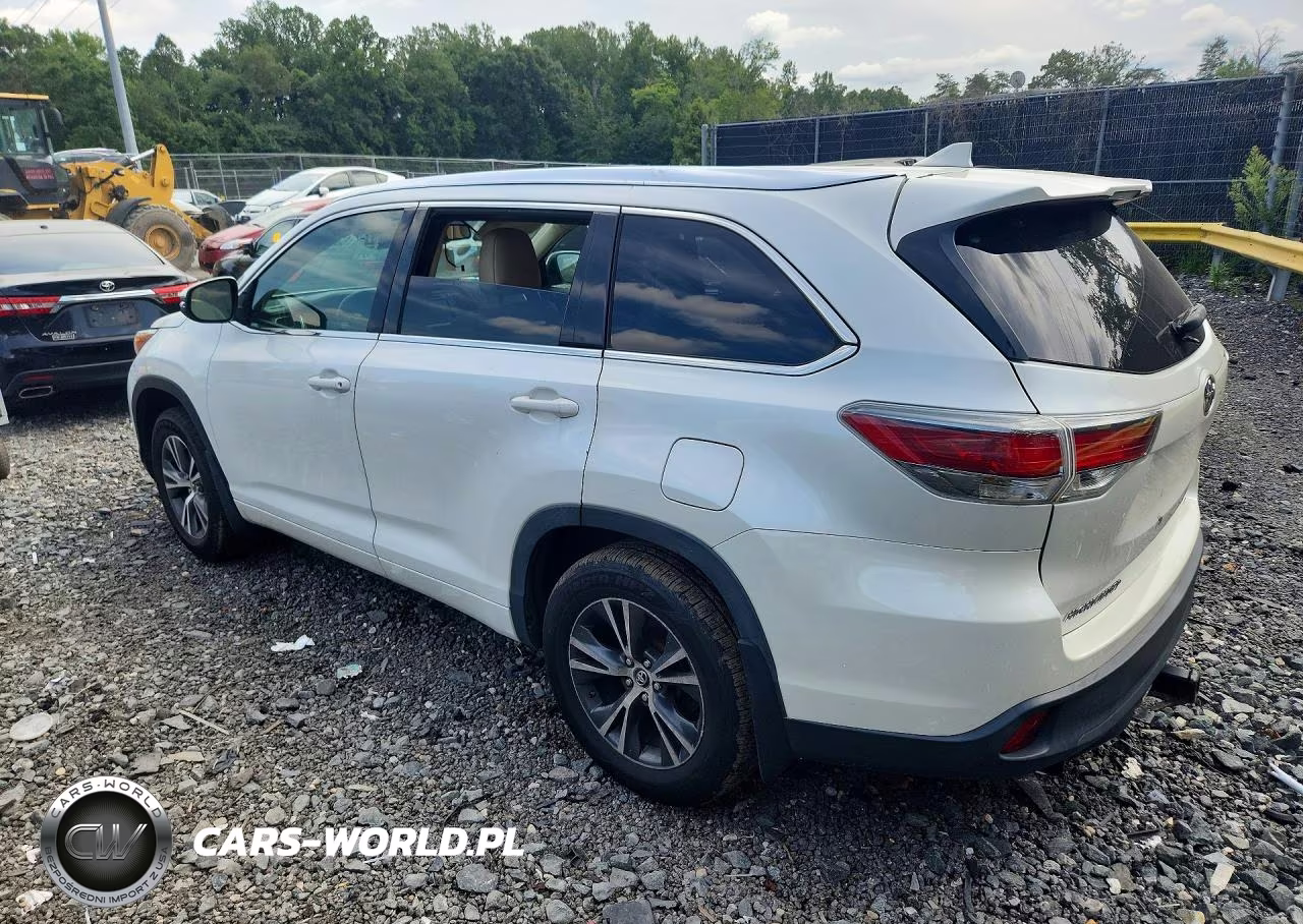 2016 Toyota Highlander Xle VIN:5TDJKRFHXGS258338 - 2