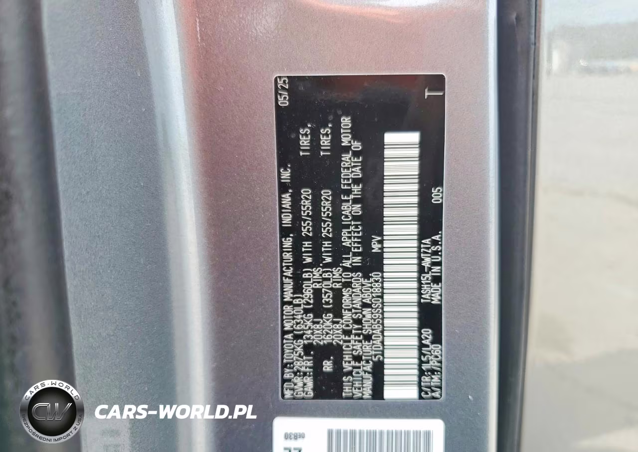 2025 Toyota Grand Highlander Hybrid Max Platinum VIN:5TDADAB59SS018830 - 13