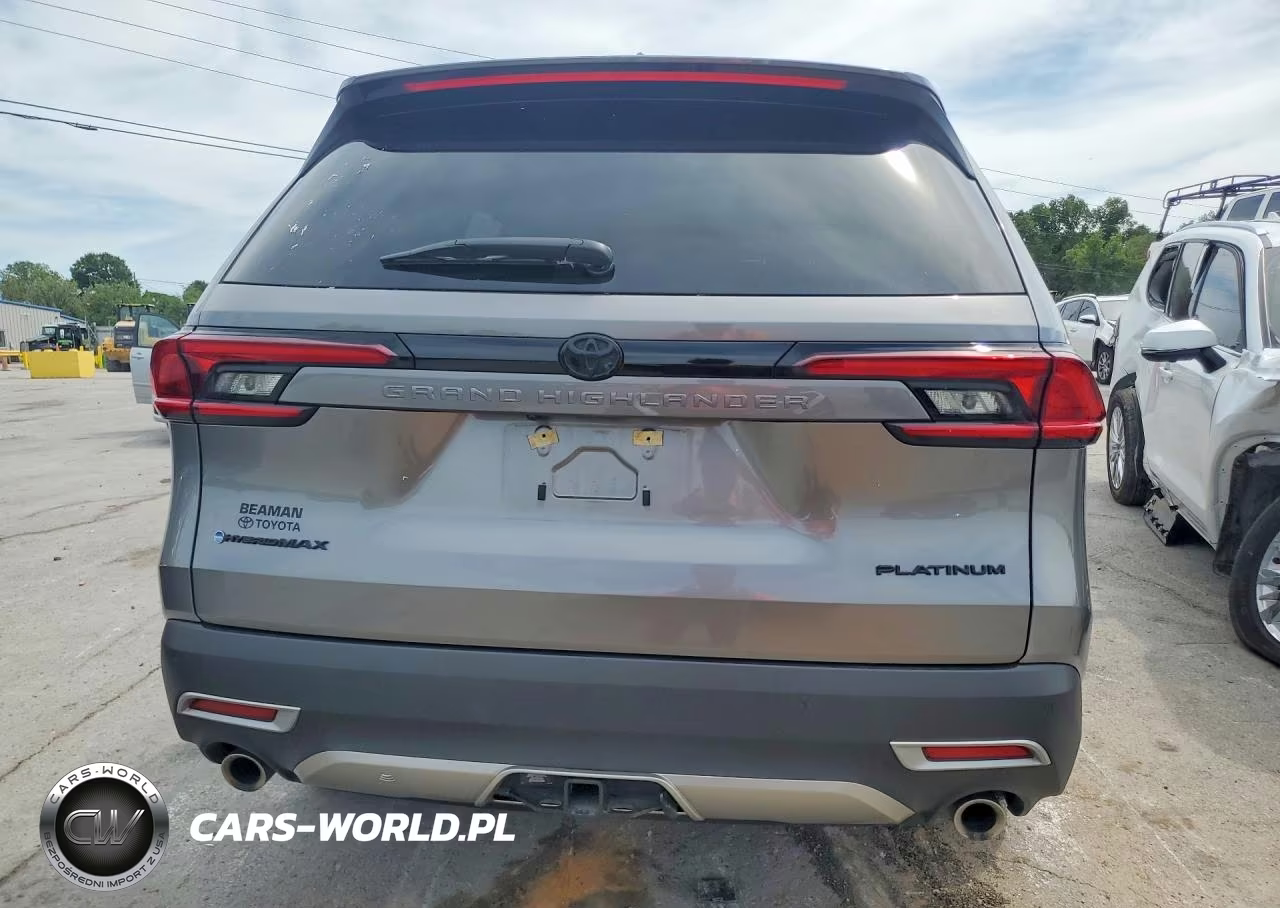 2025 Toyota Grand Highlander Hybrid Max Platinum VIN:5TDADAB59SS018830 - 6