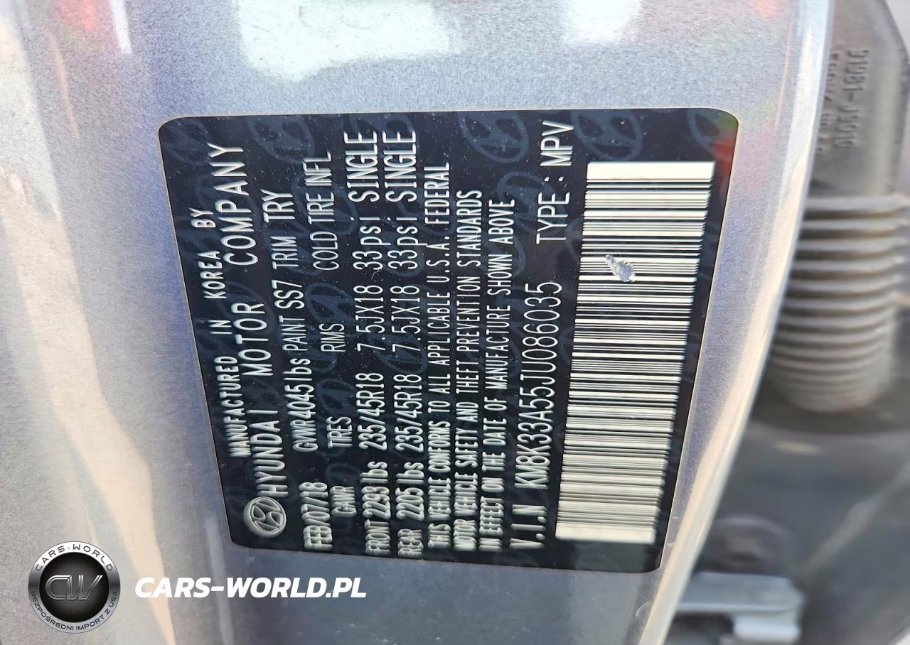 2018 Hyundai Kona Limited VIN:KM8K33A55JU086035 - 13