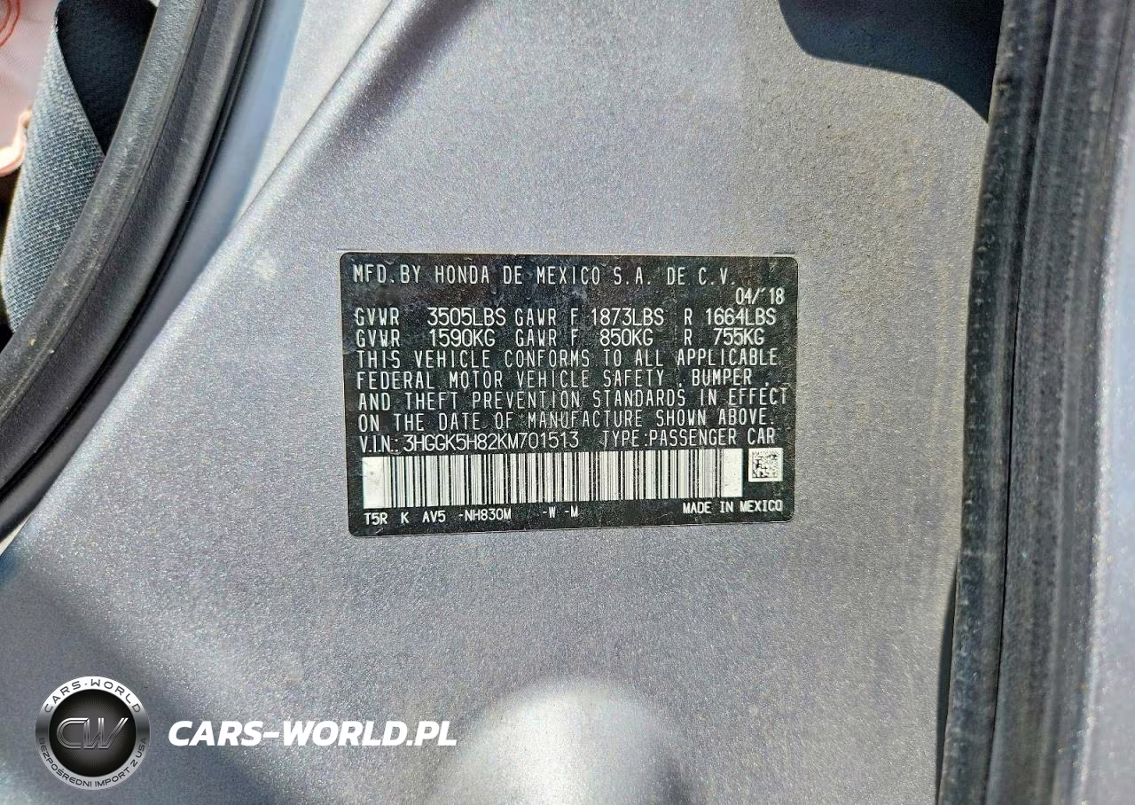 2019 Honda Fit Ex VIN:3HGGK5H82KM701513 - 12