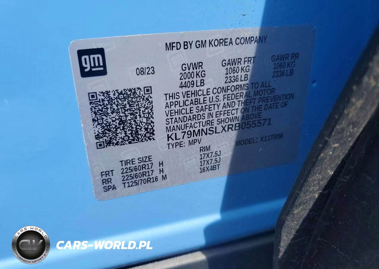 2024 Chevrolet Trailblazer Ls VIN:KL79MNSLXRB055571 - 13