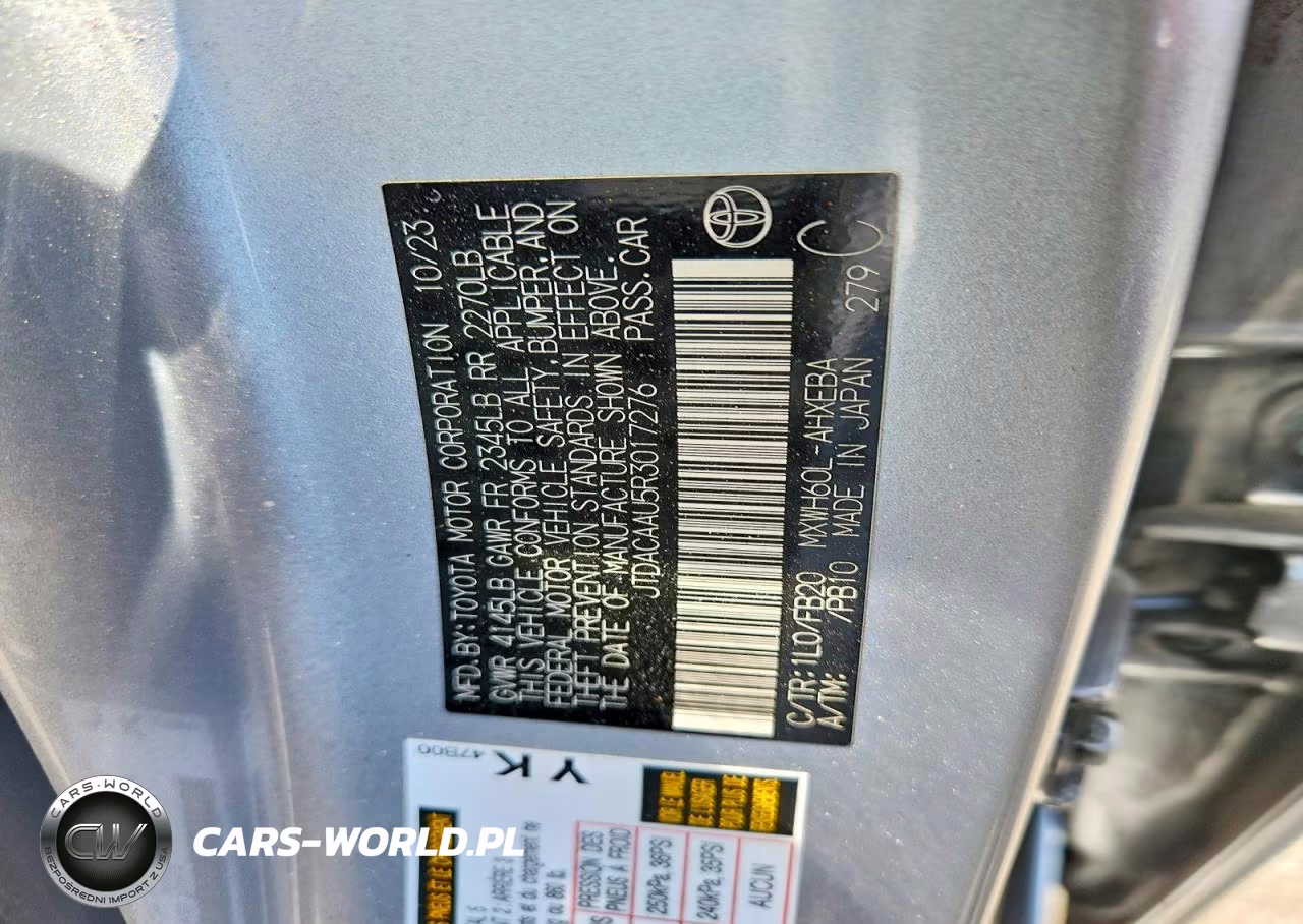 2024 Toyota Prius Le VIN:JTDACAAU5R3017276 - 12
