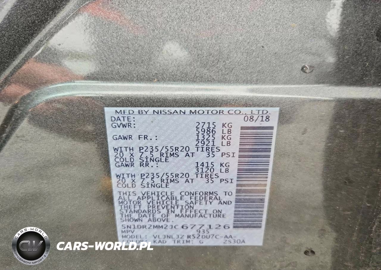 2018 Nissan Pathfinder S VIN:5N1DR2MM2JC677126 - 14