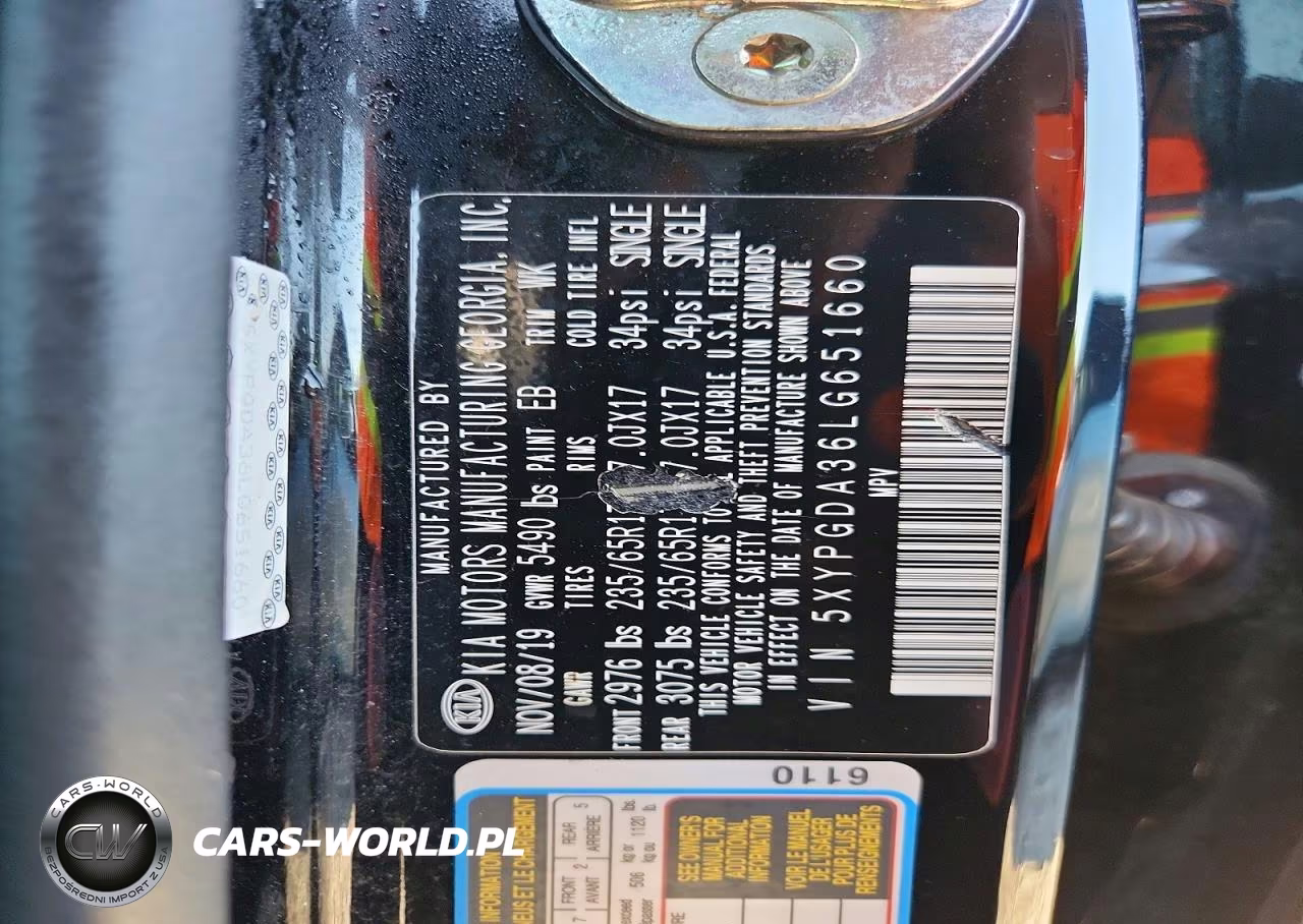 2020 Kia Sorento Lx VIN:5XYPGDA36LG651660 - 13