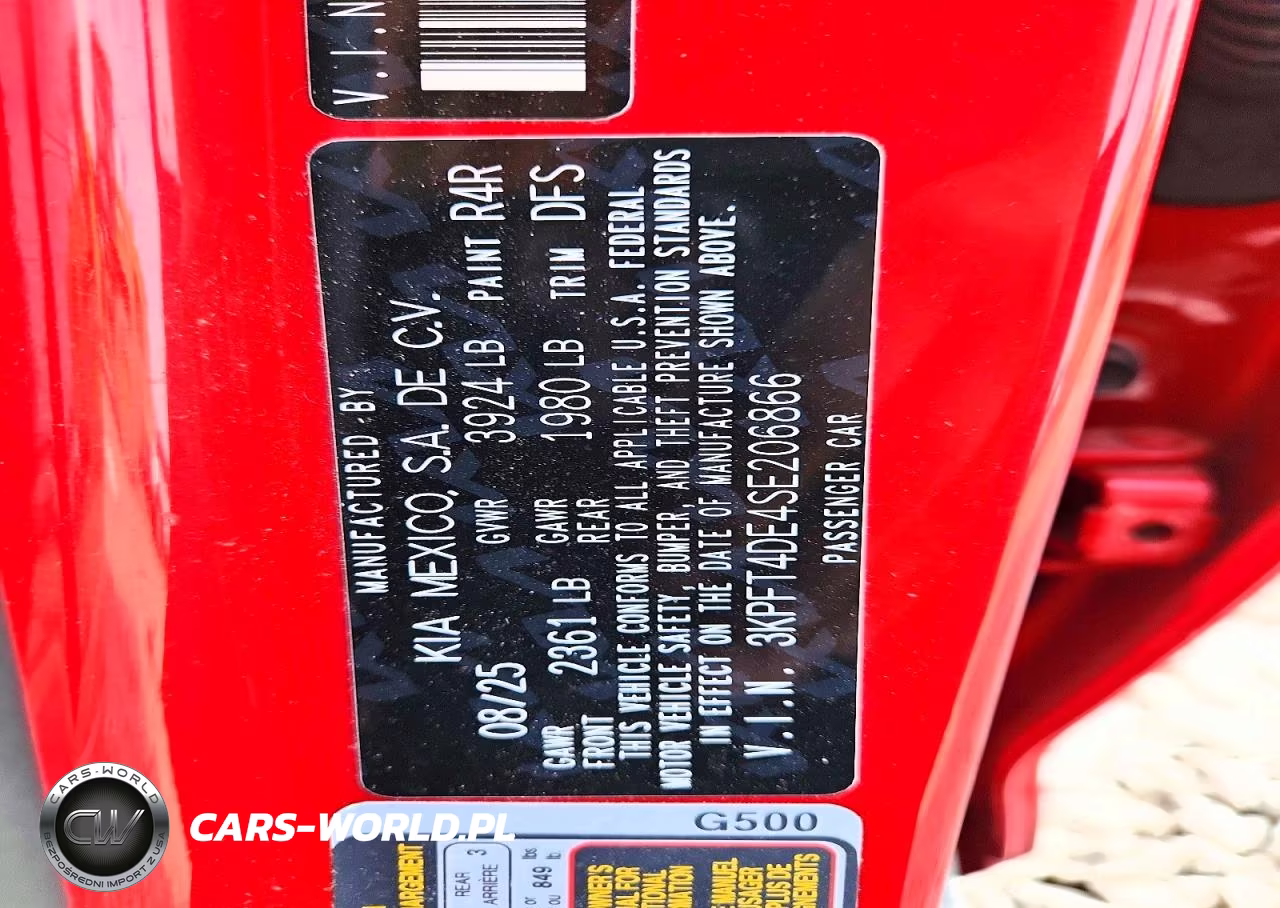 2025 Kia K4 Lxs VIN:3KPFT4DE4SE206866 - 12