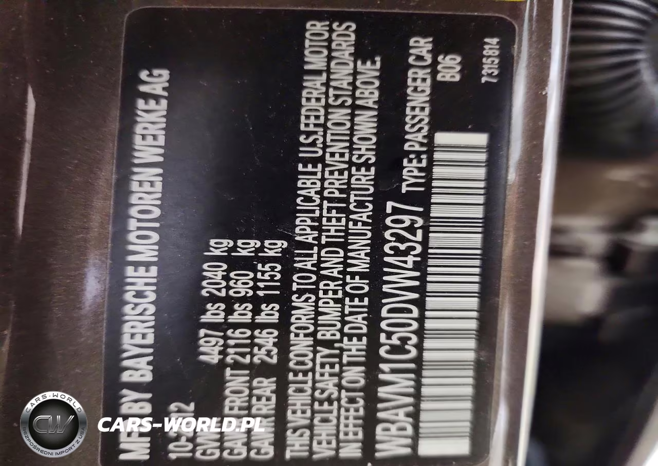 2013 BMW X1 Sdrive28I VIN:WBAVM1C50DVW43297 - 13