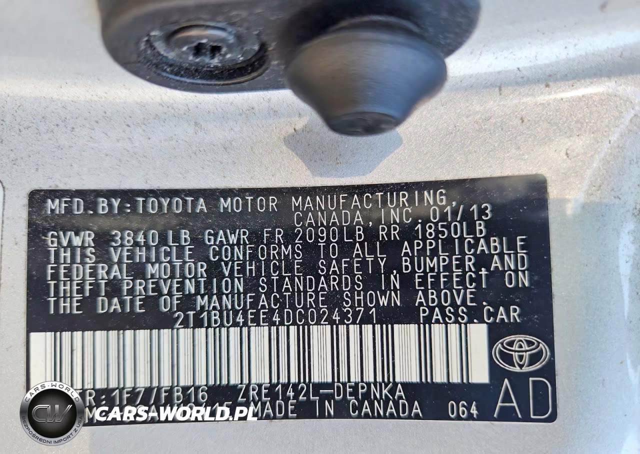 2013 Toyota Corolla Le VIN:2T1BU4EE4DC024371 - 12