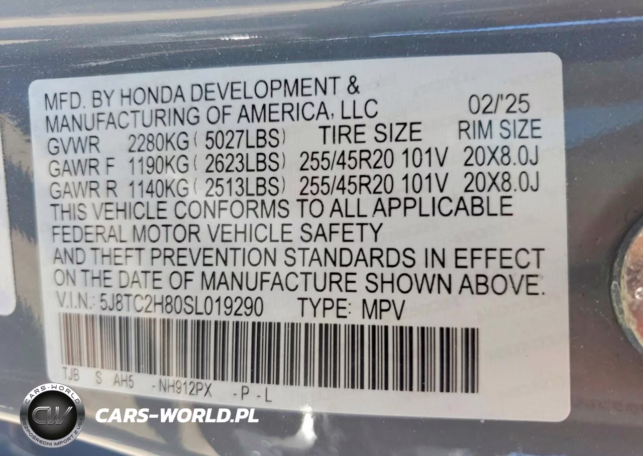 2025 Acura Rdx A-Spec Advance VIN:5J8TC2H80SL019290 - 14