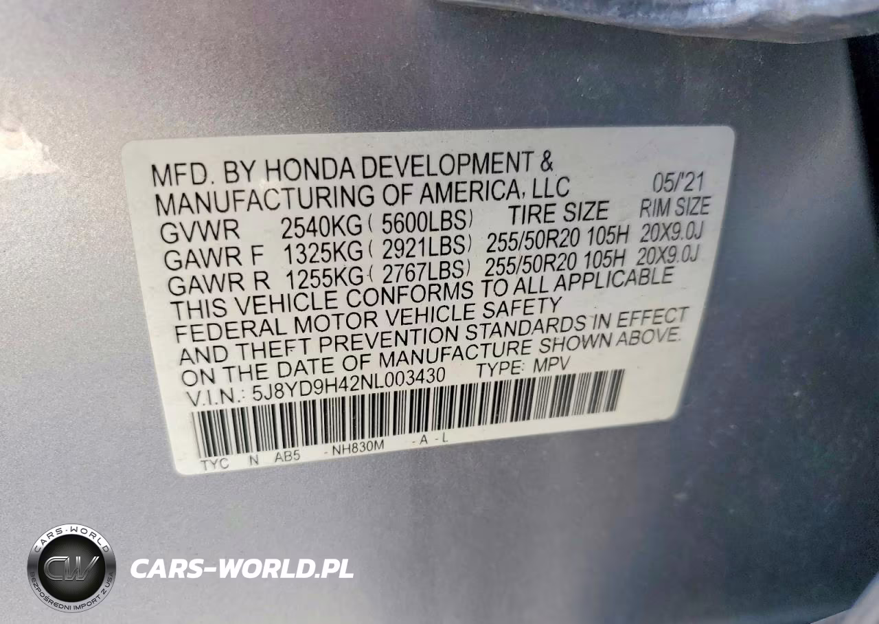 2022 Acura Mdx Technology VIN:5J8YD9H42NL003430 - 13