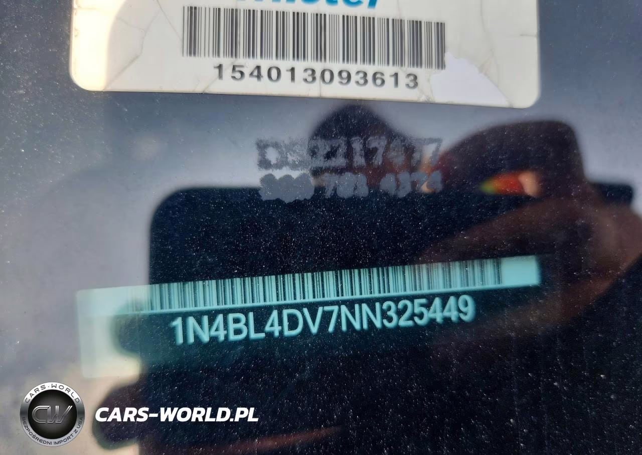 2022 Nissan Altima Sv VIN:1N4BL4DV7NN325449 - 12