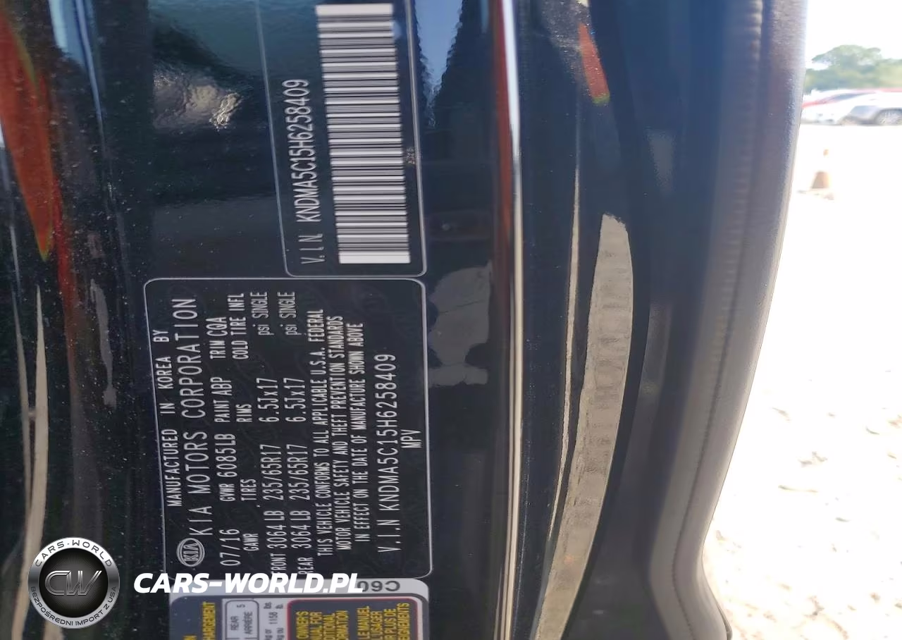 2017 Kia Sedona L VIN:KNDMA5C15H6258409 - 13