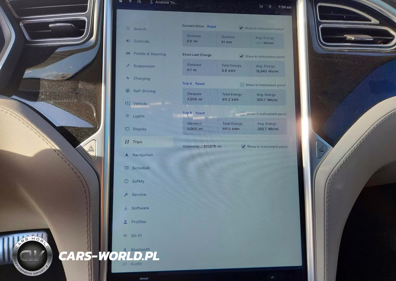 2015 Tesla Model S 85D VIN:5YJSA1H26FFP78010 - 9