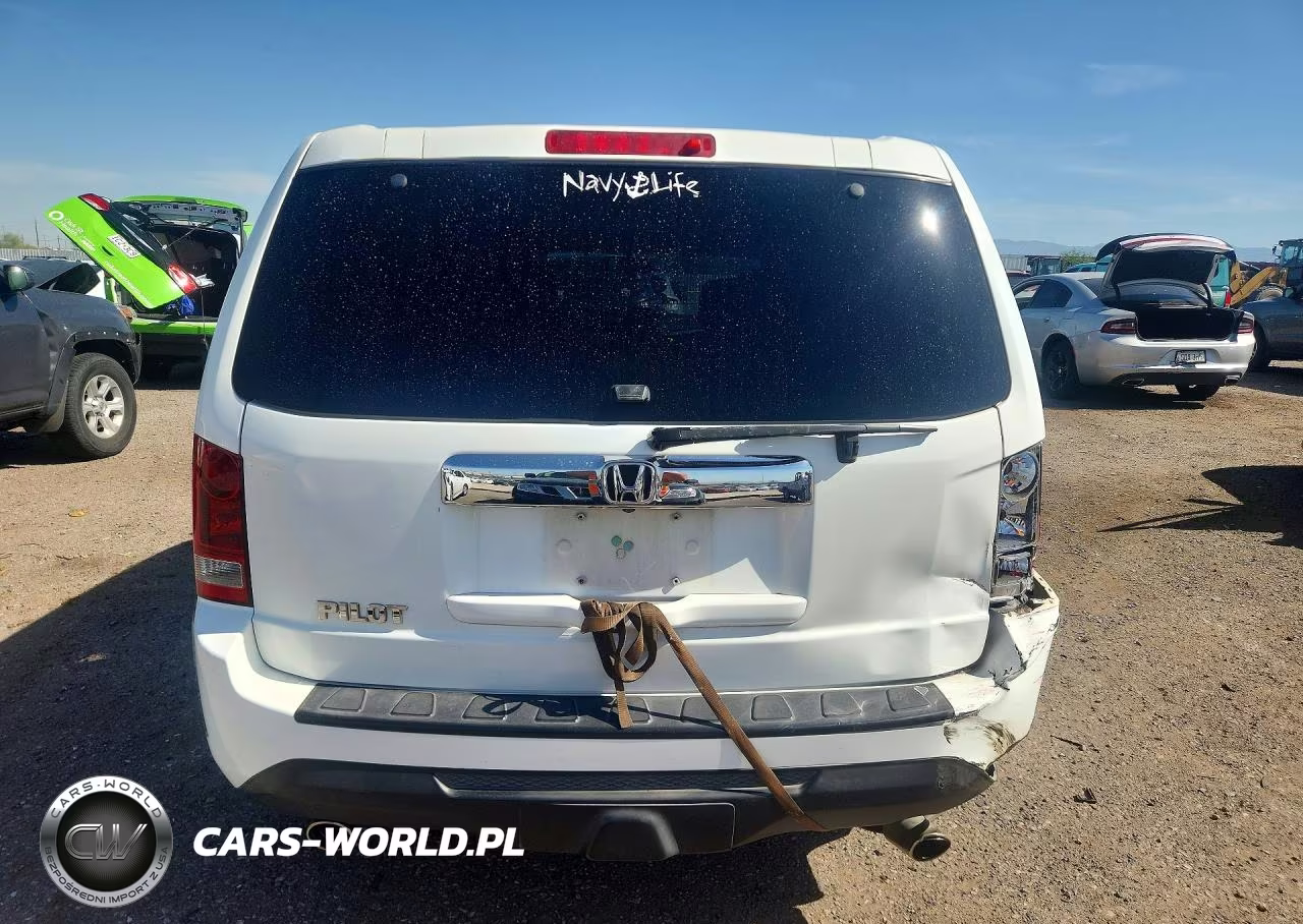 2013 Honda Pilot Exl VIN:5FNYF3H52DB024133 - 6