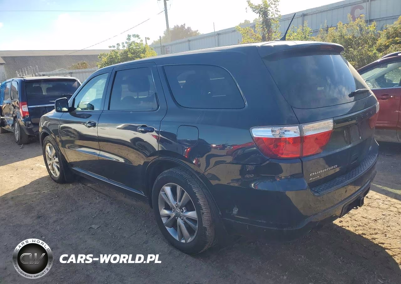 2012 Dodg Durango R- VIN:1C4SDJCT9CC306030 - 2