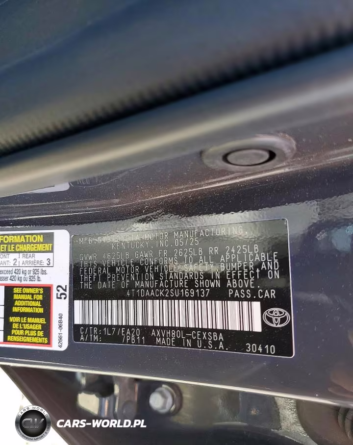 2025 Toyota Camry Se VIN:4T1DAACK2SU169137 - 12
