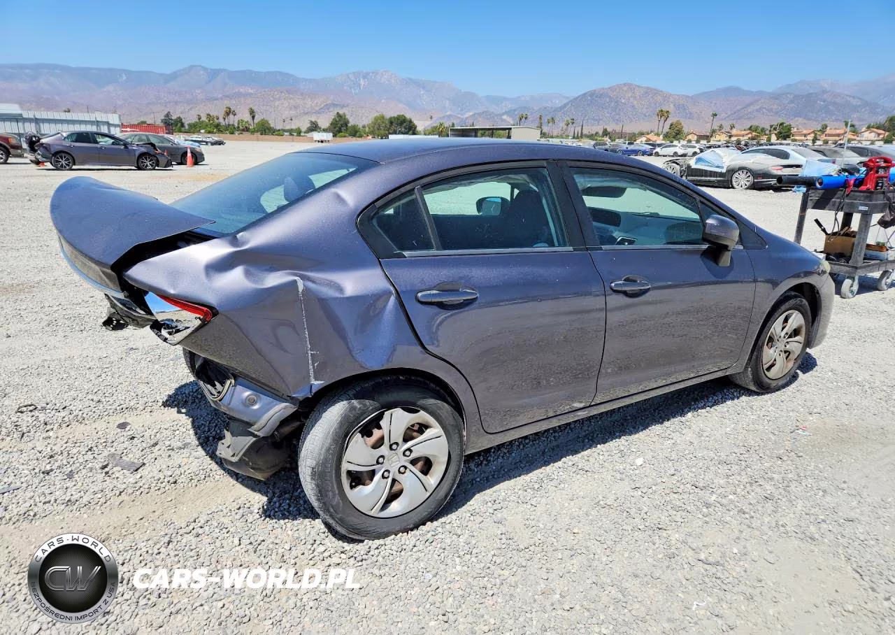 2014 Honda Civic Lx VIN:19XFB2F53EE218709 - 3