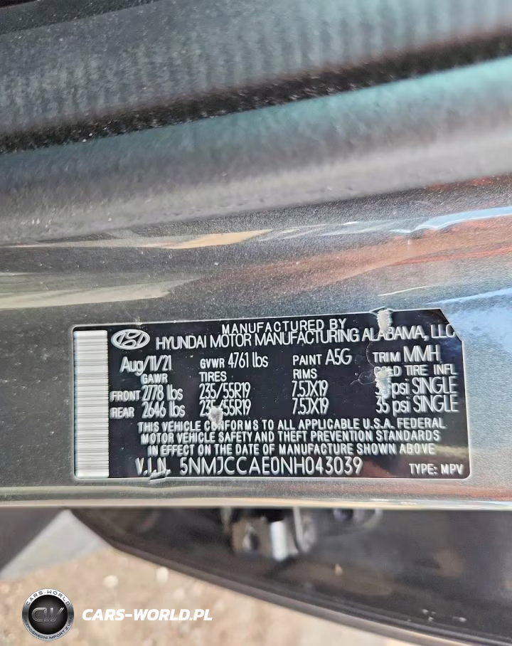 2022 Hyundai Tucson Sel VIN:5NMJCCAE0NH043039 - 13
